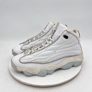 Nike Air Jordan Pro Strong Pure Money Men Size 10.5 DC8418-103 White Silver Shoe